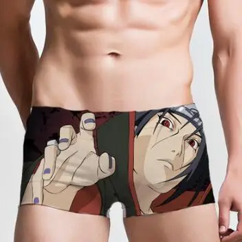 one piece shorts Korsky Naruto Akatsuki Uchiha Itach MEN BOY Man panties MEN underwear boxers panies Underpants gym shorts - Цвет: STYLE10