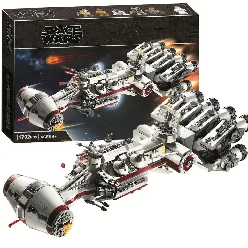 

Disney New compatible 05046 Star Wars Lepining Series Tantive Iv Rebel Blockade Runner Building Blocks Bricks Toys For Children