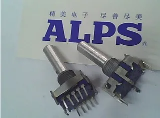 

2PCS/LOT ALPS Alps SRBV rotating band switch, 2 stalls, shaft length 20MM round shaft