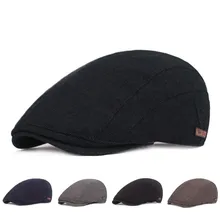 Мужская плоская кепка Newsboy Baker, береты, Duckbill, гольф, таксистка, шапка, шапки, черные береты, берет, homme, осенние шапки для мужчин, Новинка