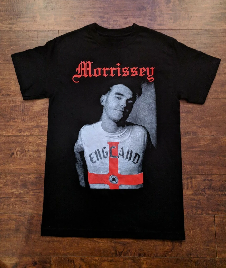 Новая английская красная футболка с надписью SMITHS MORRISSEY модная Классическая |