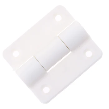 

26mm x 22mm 4 Countersunk Holes Torque Position Control Hinge White