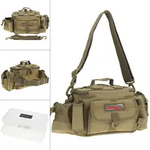 Многофункциональная сумка-мессенджер для рыболовных снастей с 2 двойными слоями ящики для приманки