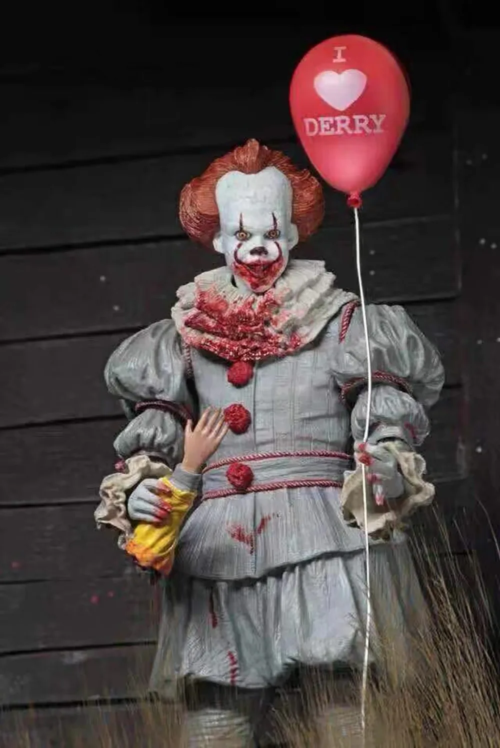 6 Type With LED Original NECA Stephen King's Iron It Pennywise Horror Action Figure Toy Doll Christmas Gift