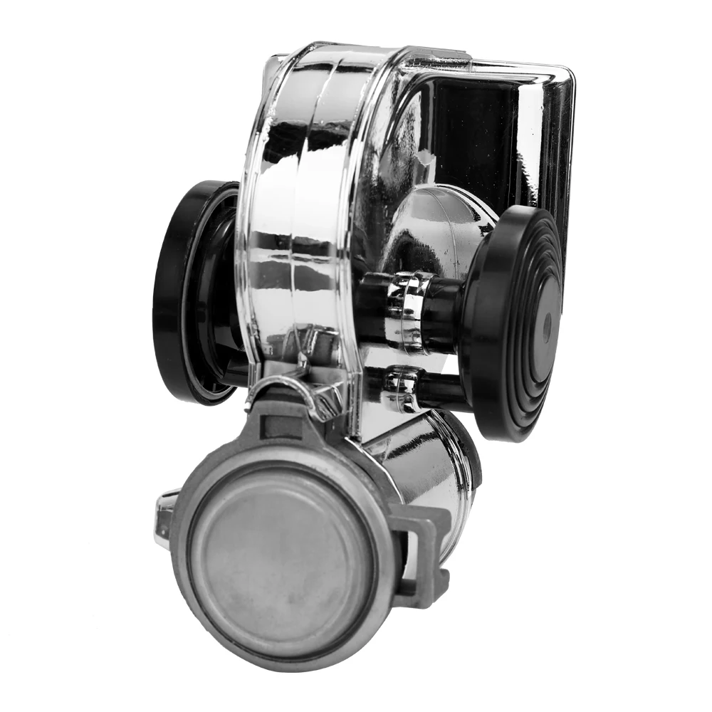 KKMOON 12V 110-125db пневматический громкий звуковой сигнал 12V 110-125db компрессор клаксон мотоцикла для автомобиля для мотоциклов, грузовиков Лодка