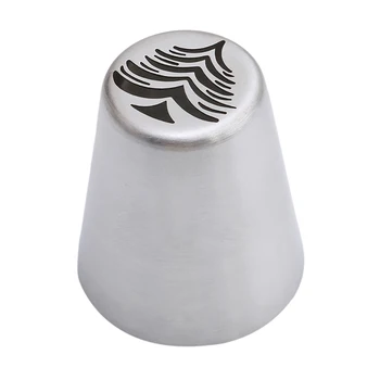 

Free Shipping Stainless Steel Cake Decorating Icing Piping Nozzle (Christmas Tree Design)for Christmas Day #XM09