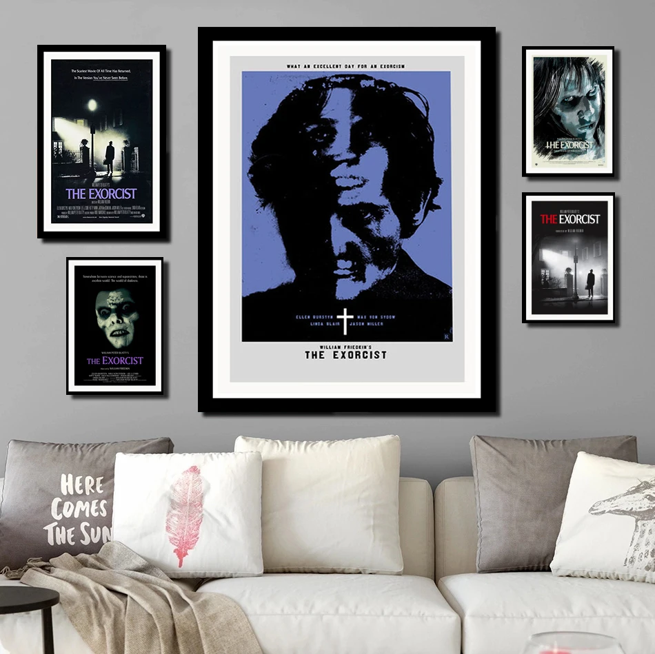 Великолепная Классическая картина JL The Exorcist из фильма ужасы художественный