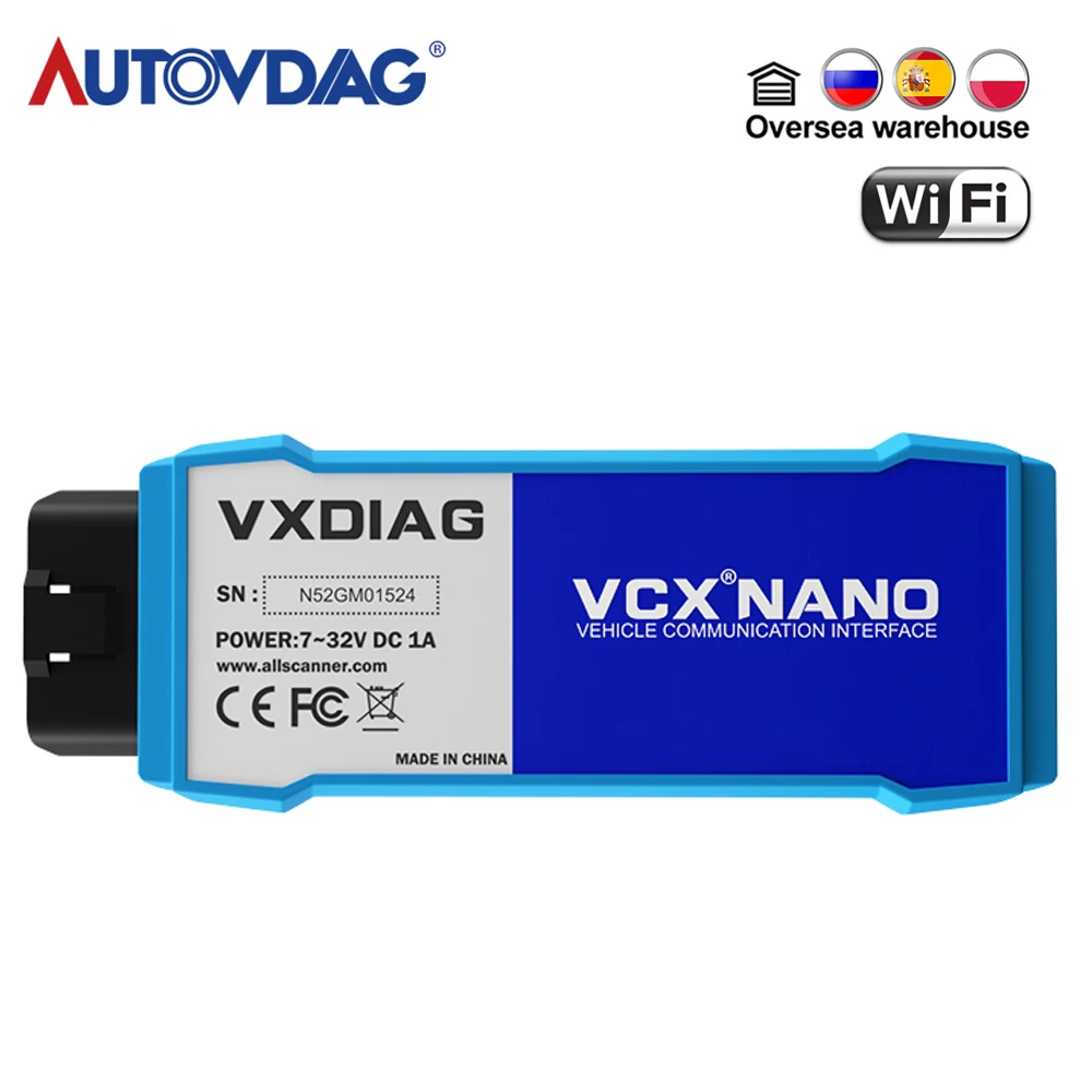 VXDIAG VCX NANO для GM/Chevrolet/Buick GDS2 и TIS2WEB автомобильный диагностический инструмент Wifi
