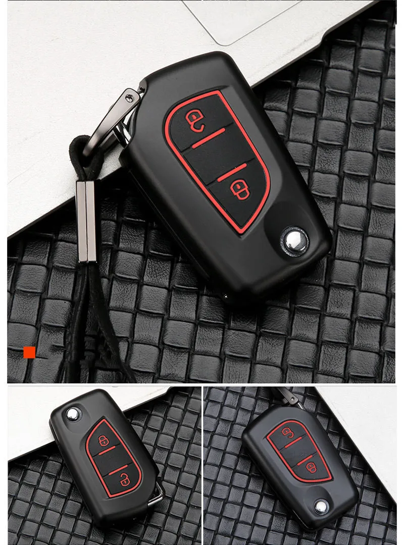 Автомобильный брелок из углеродного сплава, чехол, брелок для Toyota RAV4 Camry Altis VIOS WISH CHR Prado Yaris, брелок