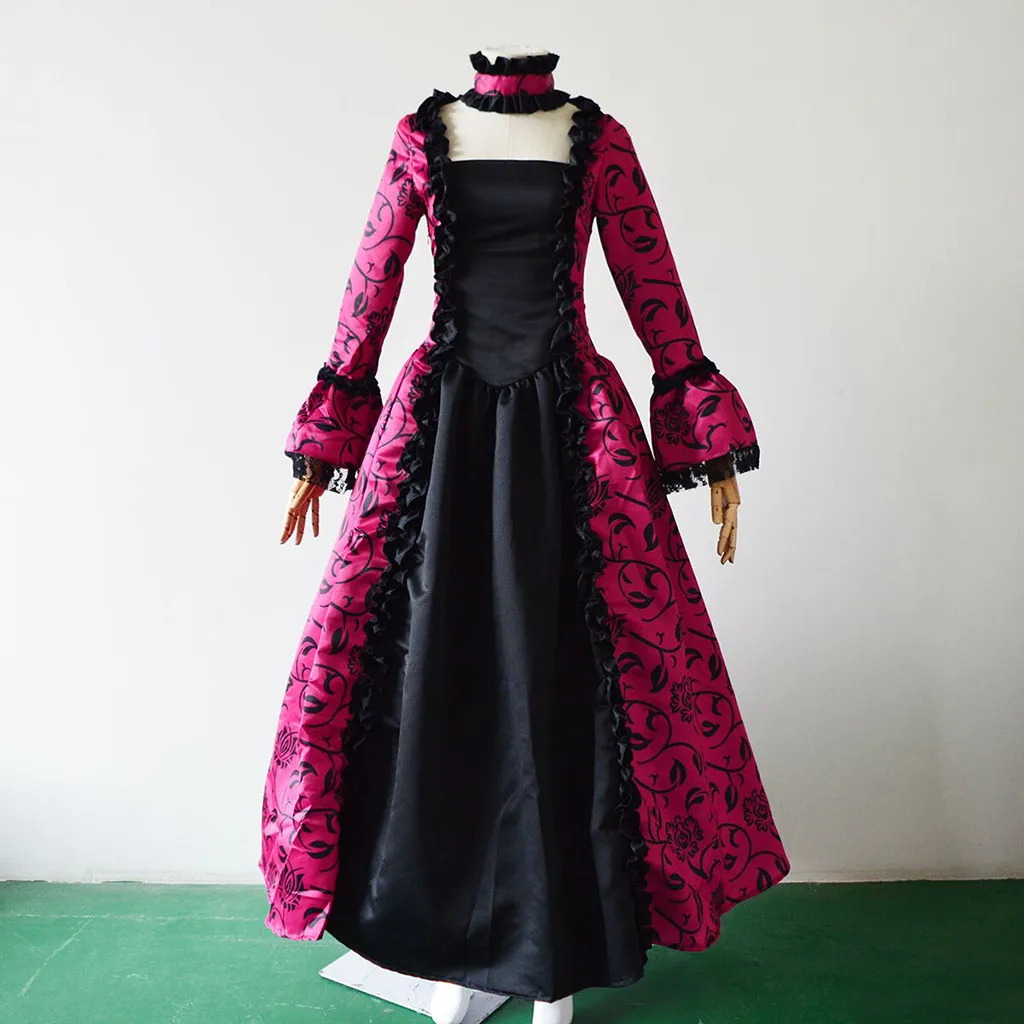 Plus Size 5xl Summer Party Dress 2019 Gothic Long Sleeve Maxi Dress Women Vintage Dresses Woman Party Night Elegant Women Dress Plus Size 5xl Summer Party Dress 2019 Gothic Long Sleeve Maxi Dress Women Vintage Dresses Woman Party Night Elegant Women Dress