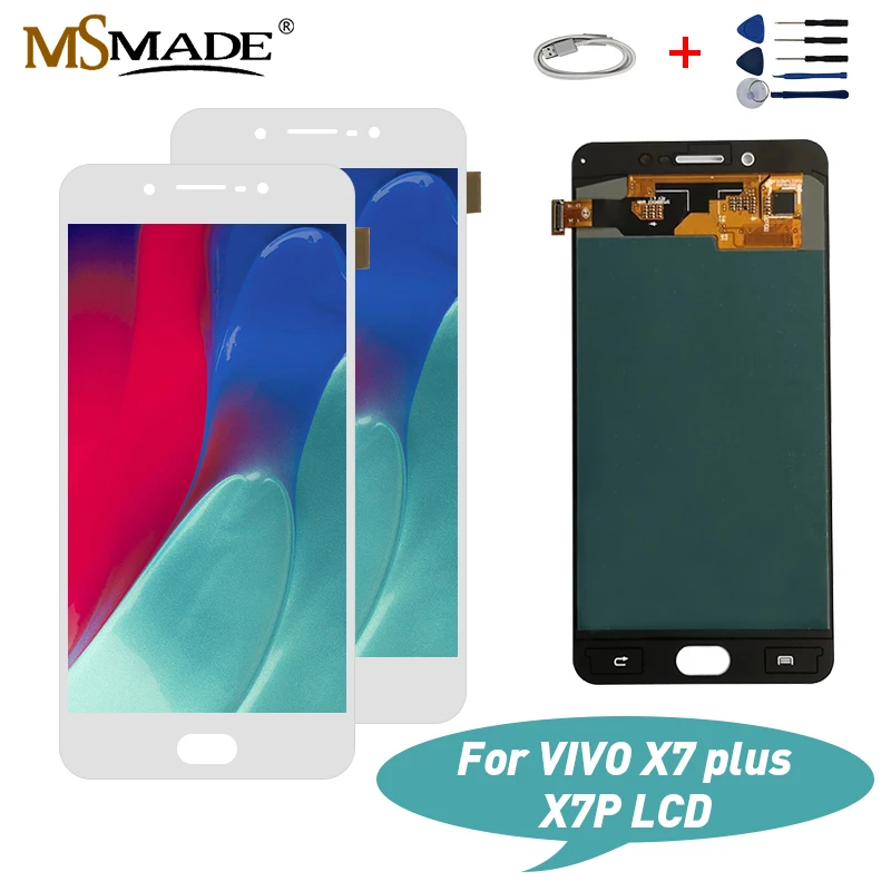 

5.7"NEW For Vivo X7 Plus LCD Touch Screen Digitizer X7P Display Replacement Assembly Parts With Frame 100% Tested Free Shipping