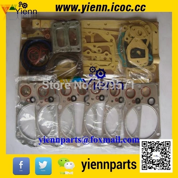 For Mitsubishi 6D22 6D22T 6D22-3AT Full Gasket Kit ME999665 ME999370 Truck BUS FP308 FB418 T850 MP518 Engine Repair Part | Автомобили и