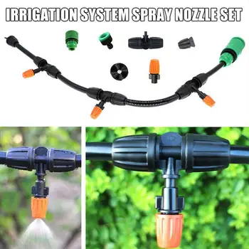 

5/10/15/20M Water Misting Cooling System Mist Sprinkler Patio Garden Plants Nozzle Outdoor Hose Greenhouse Watering Kit Spr A2H0