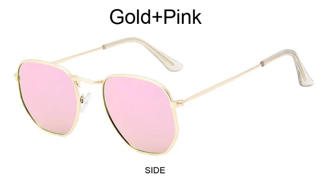 Designer Square Sunglasses For Men - Classic Metal Polygon Shades_voghion.com
