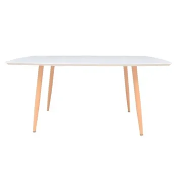 

Table ALONDRA metal white lacquered, 160x90 cms