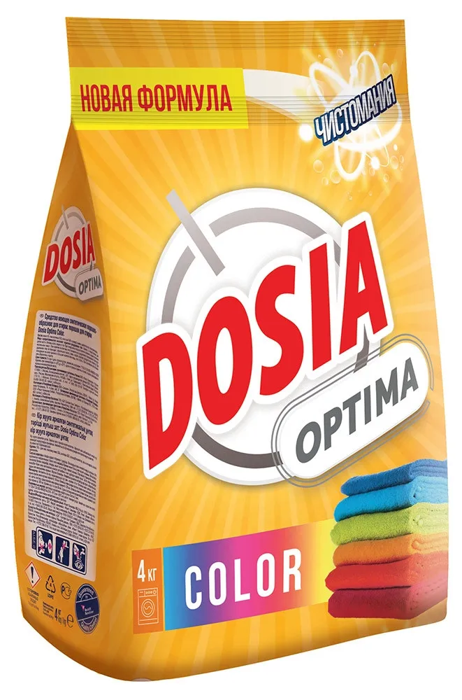 Стиральный порошок Dosia Optima Colour для цветного белья, 4 кг