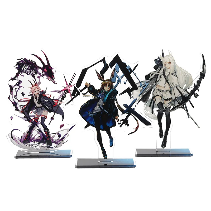 

Arknights keychain Exusiai Earthspirit Ifrit SilverAsh Perfumer Hoshiguma cute fun cartoon acrylic key chain fashion jewelry