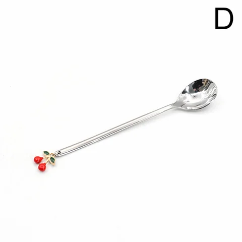 Stainless Steel Spoons Forks Mini Snack Coffee Cake Dessert Food Fruit Mixing Stirring Teaspoon Party Decor Tableware