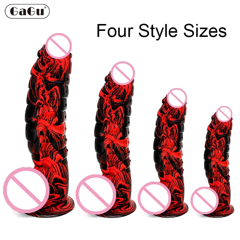 XXL Dildo Multicolor Styles Dinosaur Scales Penis With Suction Cup Female Adult Anal Sex Toys Real Huge Dick Women Strapon Shop | Красота и