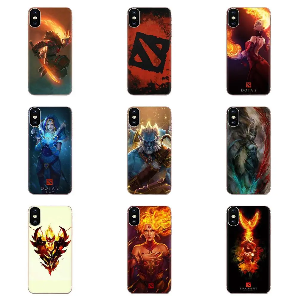Мягкие чехлы Dota 2 Heros для Xiaomi Redmi Mi 4 7A 9T K20 CC9 CC9e Note 7 8 9 Y3 SE Pro Prime Go Play | Мобильные