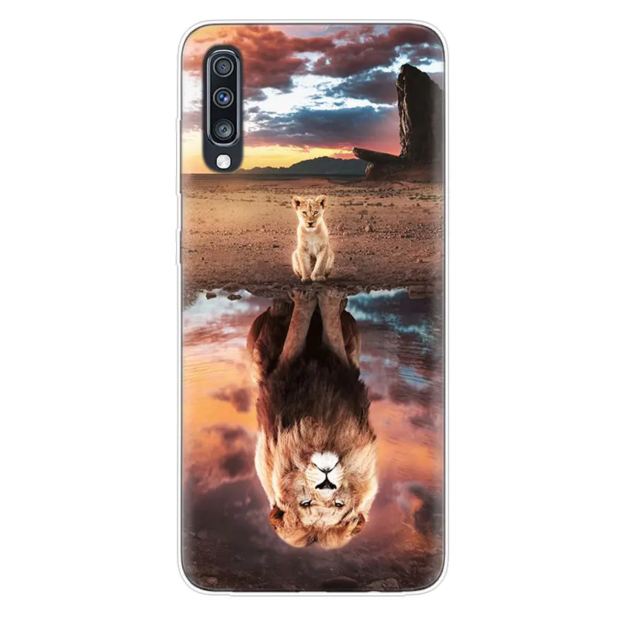 Cool Tiger Lion Owl Rubber Silicone Case For Samsung Galaxy A51 A71 A50 A70 A20 A30 A40 A10 A20E J4 J6 A6 A8 A7 A9 2018 Cover