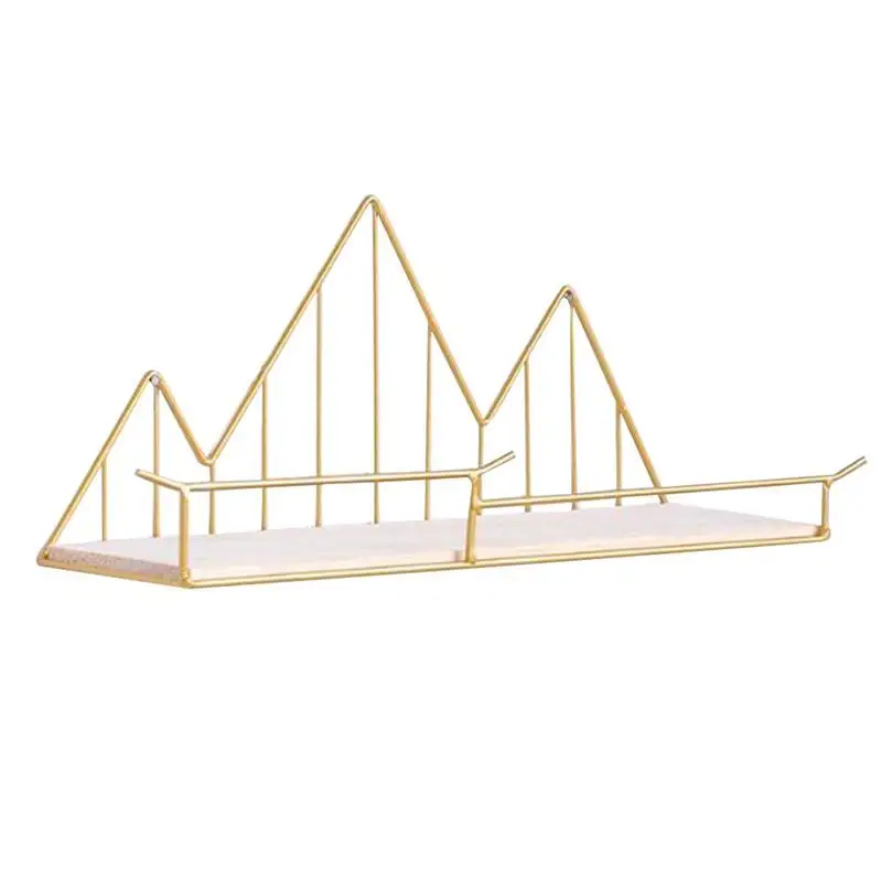1PC Iron Art Storage Stand Creative Rack Sundries Organizer Shelf For Home Living Room Without Nail | Дом и сад