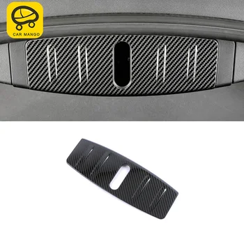 

CarManGo For Tesla Model 3 2017-2020 Car Accessories Front Hood Storage Box Pad Cover Sticker Frame Interior Moulding Decoration