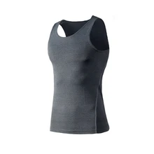 Мужской спортивный жилет эластичные дышащие быстросохнущие спортивные топы для тренировок SD669