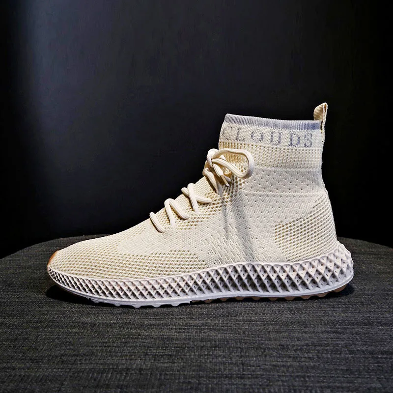 Shoes 1 Beige QMJHVX женская обувь розового цвета; кроссовки с дышащей сеткой; спортивные туфли для студентов; zapatos de mujer - Цвет: Shoes 1 Beige