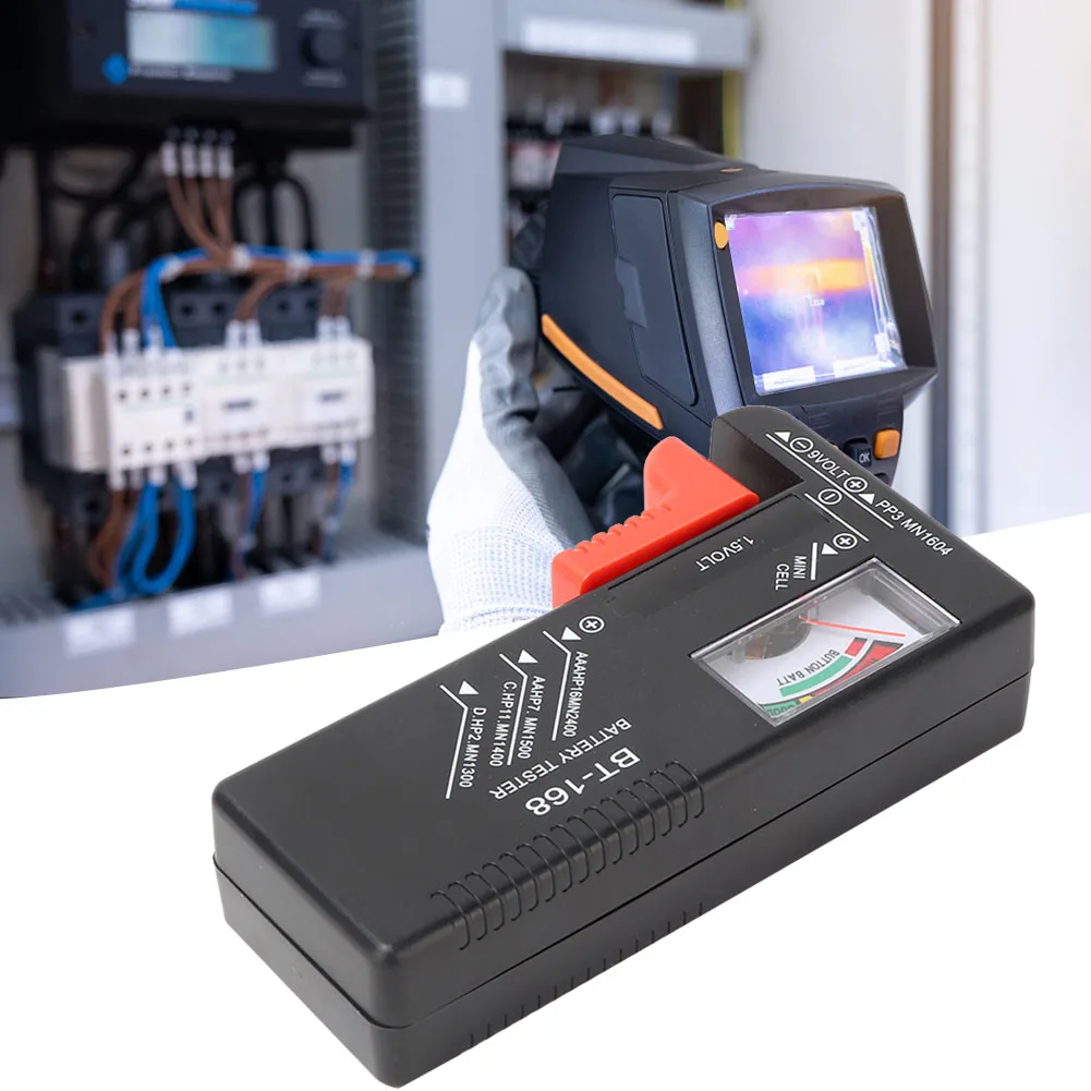 BT-168 цифровой тестер емкости батареи для 1,5 V AA AAA 9V батарея кнопки сотового универсальный тестер батареи измерительный прибор