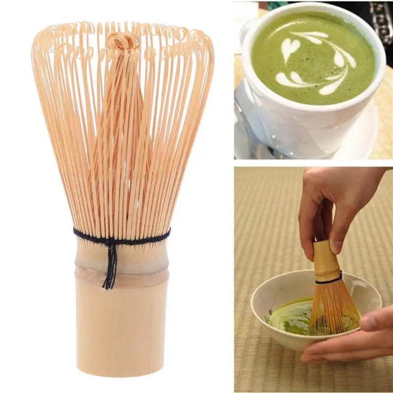 

VKTECH 1PC Bamboo Japanese Style Powder Whisk Green Tea Preparing Matcha Brush Useful Brush Tool Kitchen Accessories Hot Sale