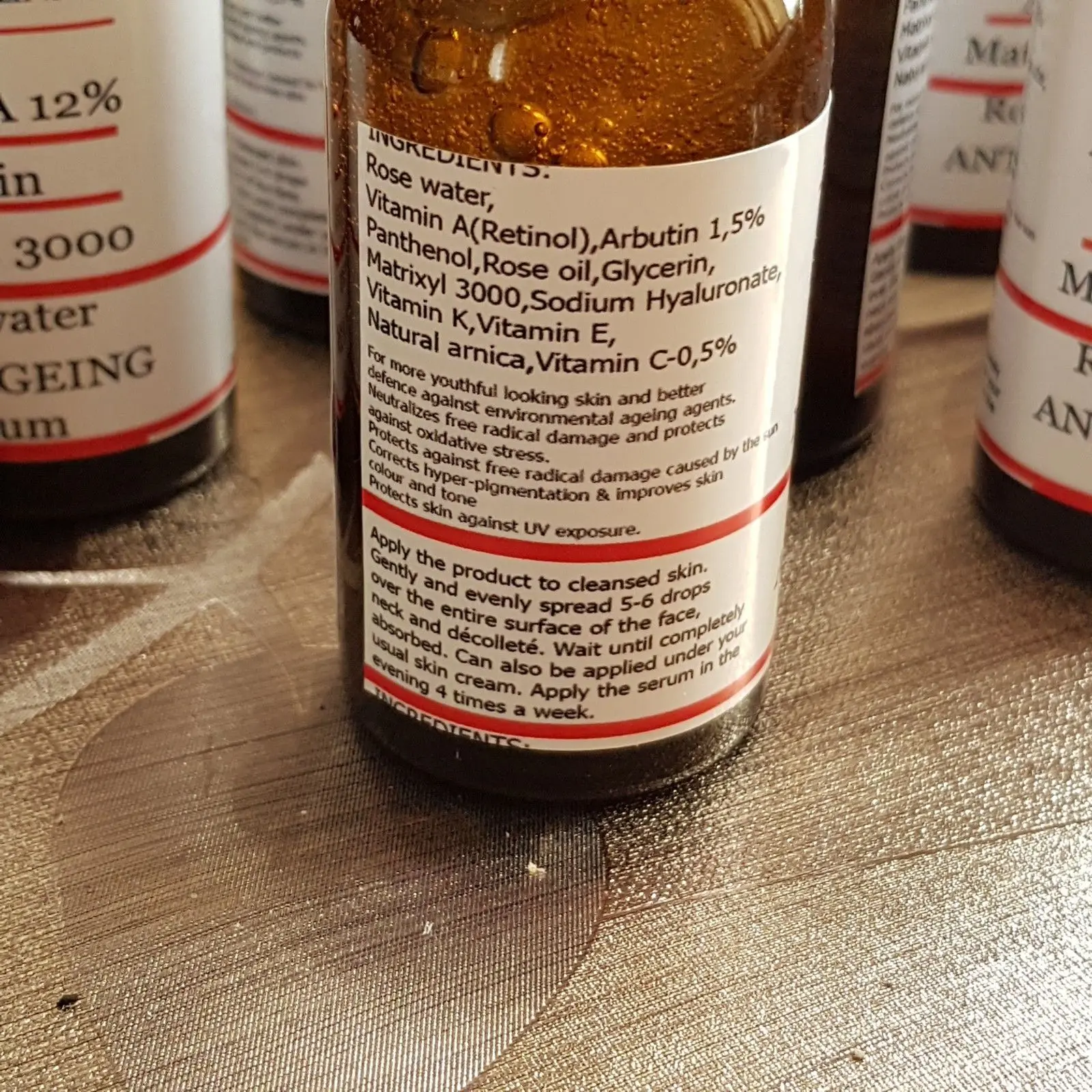 

PURE RETINOL VITAMIN A ARBUTIN Matrixyl 3000 Anti Wrinkle Aging Face Serum 50ml