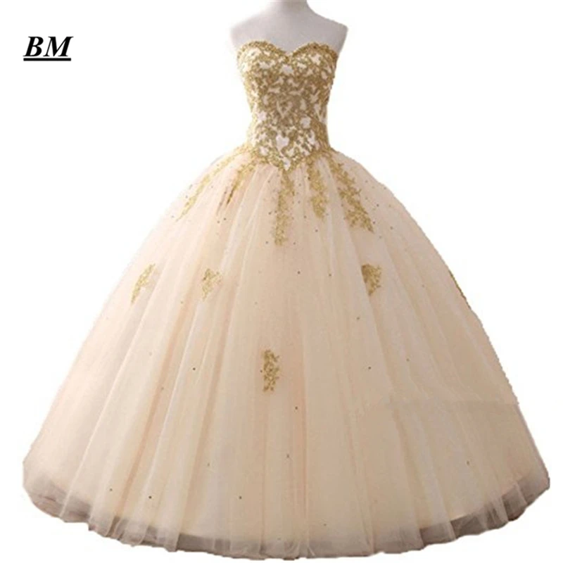 

New Stock Cheap Quinceanera Dresses 2019 Ball Gown Beaded Sweet 16 Dresses Formal Prom Party Gown Vestido De 15 Anos BM40