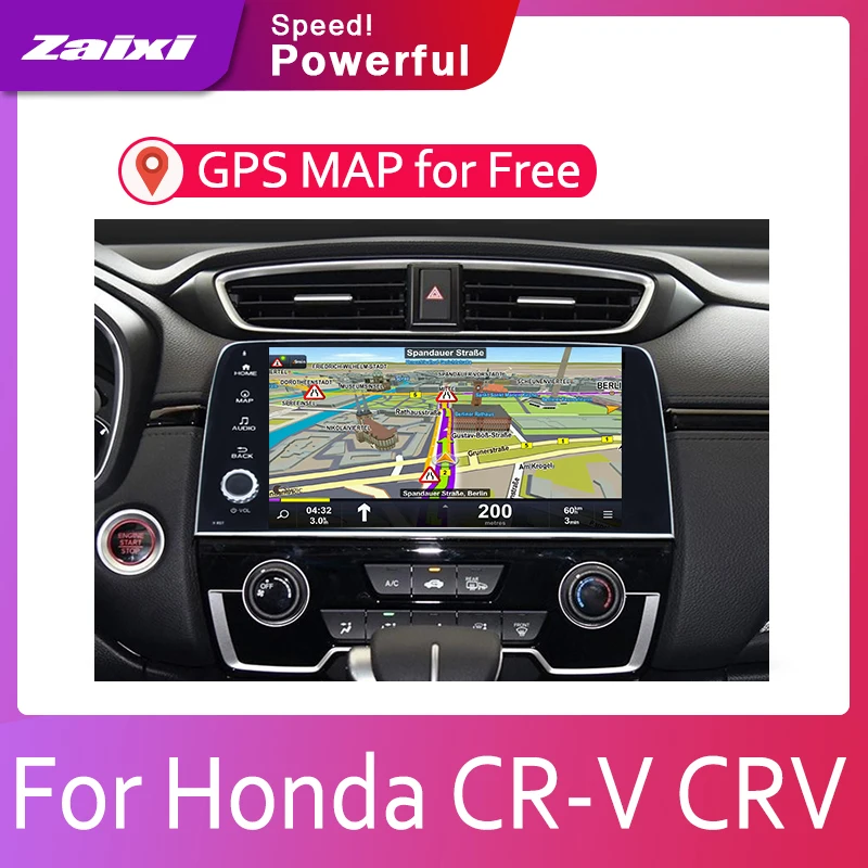 Clearance ZaiXi 9 HD 1080P IPS LCD Screen Android 8 Core For Honda CR-V CRV 2017-2019 Car Radio BT 3G4G WIFI AUX USB GPS Navi Multimedia 2