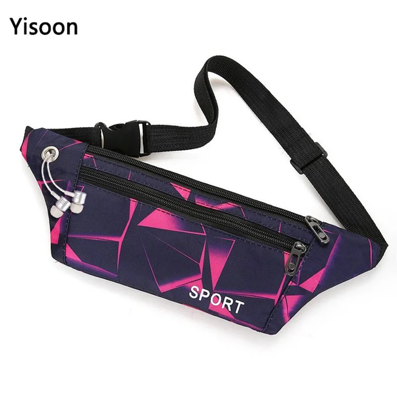 Fanny Bag Bum-Bag Waist-Packs Travel Slim Waterproof Women Earphone-Hole Fashion 