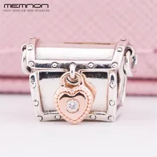 Ко Дню Святого Валентина будь собой в treasure box модные драгоценные бусины, подходят к оригинальным 925 пробы с Горным хрусталём "сделай сам" для изготовления ювелирных изделий для женщин