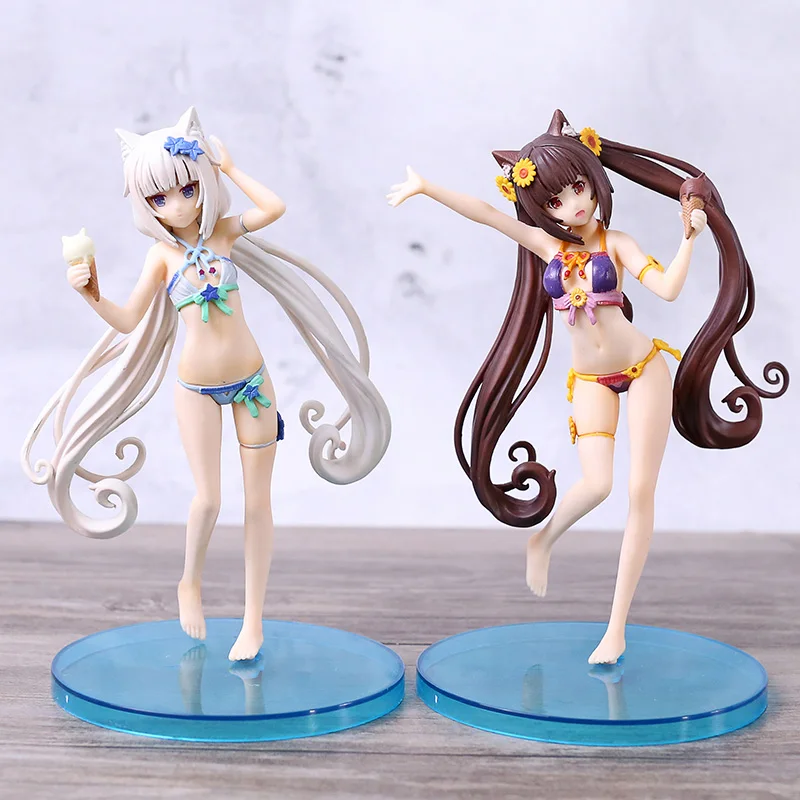 

Nekopara Vol.1 Soleil Opened! Vanilla / Chocolat Swimsuit Ver. 1/12 Scale PVC Figure Collectible Model Toy