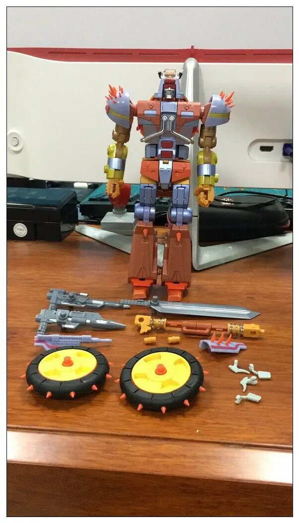 

NewEAVI METAL PHASE 6 Dumpyard Metal Color Limited Version Transformaton Toy