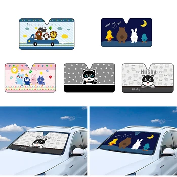 

Window Cover Solar Visor Car Front Rear Cartoon Sun Protection Baby Screen Shield Sunshade Accessories