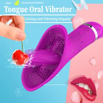 Intimate Goods Oral Tongue Vibrator Sex Toys For Women Licking Tongue Vibrating Female Nipple Sucking Clitoral Stimulant Adults 1