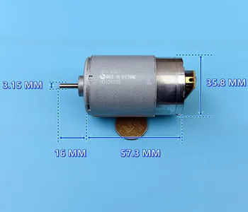 

Mabuchi RS-555PH Motor DC 24V 36V 48V Slow Speed Large Torque Precision Small Electric Motor DIY Printer Copier Office Equipment