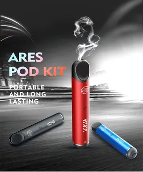 

Vapor Storm Ares Pod System Vape 12W Electronic Cigarette 560mah 1.6ml Mesh Coil Cartridge Refillable Starter Kit VS Blade