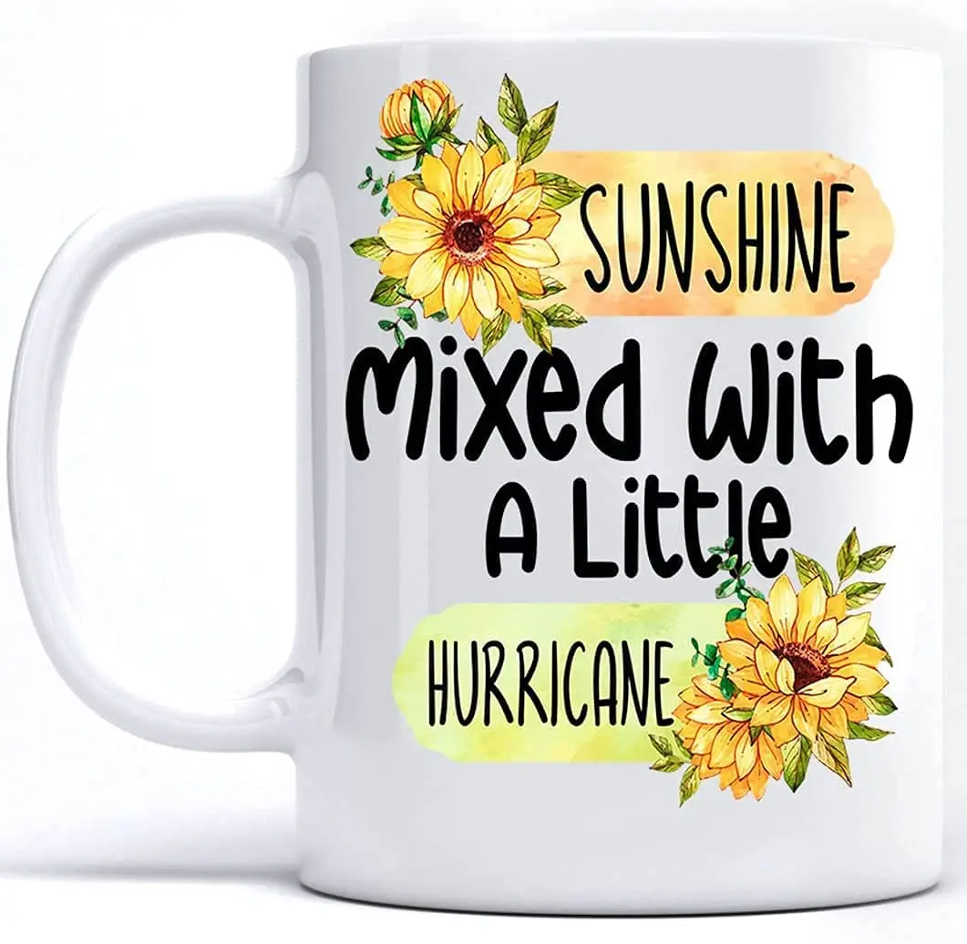 Музыкальные кружки Sunshine смешанные с маленьким ураганом кантри женский подарок