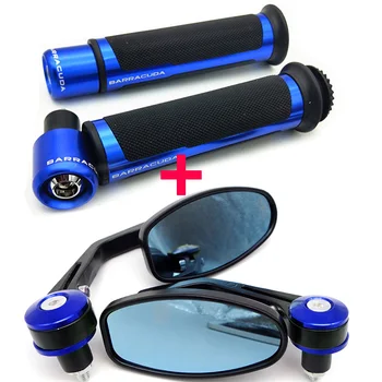 

Motorcycle Mirror Handlebar Grip Set For KAWASAKI z250sl zx6r 2006 z900 vn 800 ninja 400 er6n z750 vulcan 1500 z800 windshield