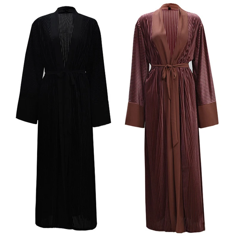 Утолщенная Теплая Бархатная Абая Дубай черная зимняя jilbabs abaya для женщин Турция