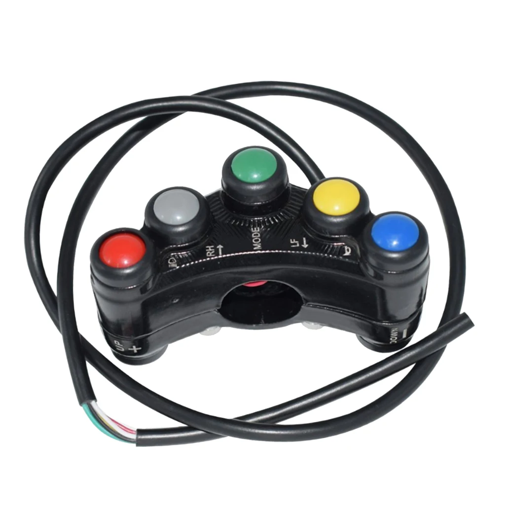 

7 Buttons ATV Motorcycle Race Bikes 7/8' 22mm Handlebar Switch Assembly 12V