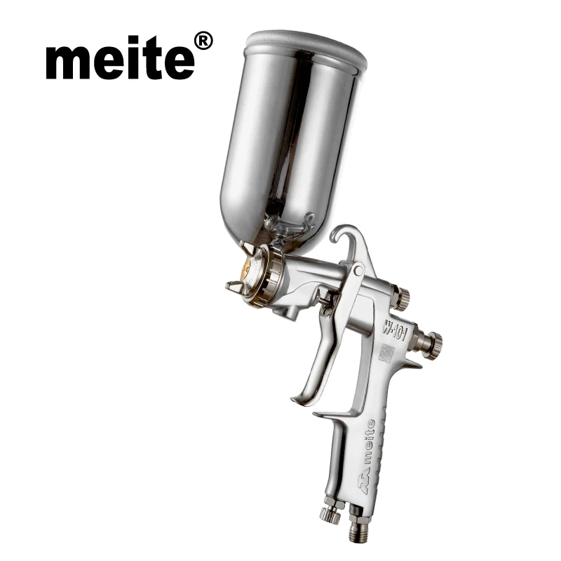Meite MT-W101-G HVLP paint spray gun gravity type mid hvlp in 1.0/1.3/1.5/1.8mm nozzle with 400CC cup Apr.7 update | Инструменты