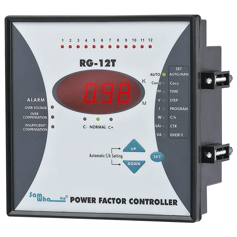 Samwha Dsp RG 12 Power Factor Controller, 12 ขั้นตอน,220VAC 50/60Hz