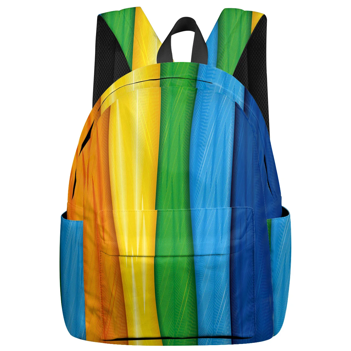 

WHEREISART Colorful Banner Cloth Backpacks Tactical Backpacks Athletic Backpack Computer Backpack Outdoor Backpack Business