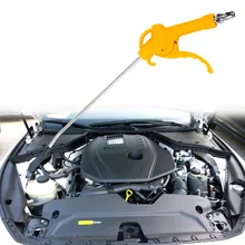 Pistola de sopro remoção de poeira, pistola de sopro é usada em fábricas domésticas para limpar a pistola de sopro de poeira, pistola pneumática alongada de plástico